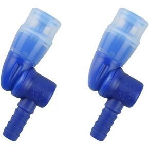 2 PCS Bite Valve,Leakproof Sport Water Bag Nozzle with ON-Off Switch & Cover for Most Hydration Pack Bladder