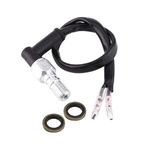 Hydraulic Brake Switch, Universal Motorcycle Rear Set Hydraulic Brake Light Switch with Washers(M10x1.25)