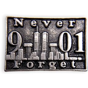 9-11-01 Never Forget Pin
