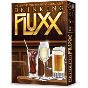 Looney Labs Drinking Fluxx Card Game - Adult Card Games Couples Gifts Fun Party Games for Adults Date Night Ideas Best Drinking Games for Adults Party Adult Games for Parties 2-6 Players