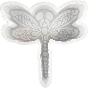 Dragonfly Bug Summer Car Freshie Silicone Mold 3.5x3.5x1" for Scented Aroma Beads Resin, Car Candle, Oven Safe Heat Resistant to 400 F Butterfly