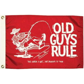 Taylor Made Products 5636 Old Guys Rule the Older I Get Flag