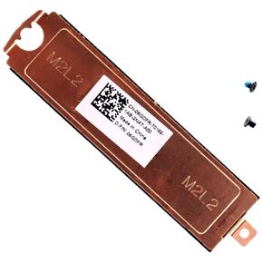 Deal4GO 2nd Slot 2 2280/2230 M.2 SSD Heatsink Cover 6GDFR 06GDFR Thermal Shield Pads for Dell Precision 3561 3560 Latitude 5521 5520, Gold