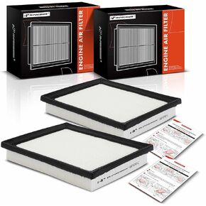 A-Premium 2-PC Engine Air Filter Compatible with Lexus CT200h 2011-2017, NX300h 2015-2021 & Toyota RAV4 2016-2018, Prius 2010-2015, Prius V 2012-2018, Prius Plug-In, 1.8L 2.5L, Replace# 1780137021