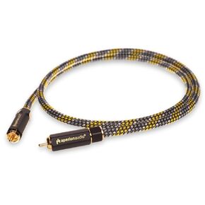 9FT RCA Cable, Aperionaudio Male to Male RCA Audio Stereo Subwoofer Canle for Home Theater, HDTV, Amplifiers, HiFi Systems, Speakers （Mono Single）