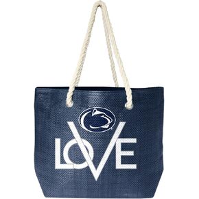 Littlearth womens NCAA Penn State Nittany Lions Love Tote, Team Color, 19" L x 6" W x 14" H