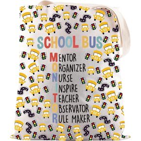 Student Delivery Specialist Gift Bus Monitor Tote Bag Bus Aid Attendant Gift