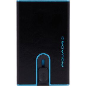 Piquadro Blue Square RFID Credit Card Holder 11cc 10 cm, Night Blue, One Size