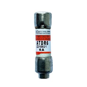 New OEM ATDR6 ATDR-6 ATDR-6A 600Vac Time Delay Fuse, Pack of 10