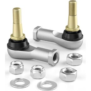 EZGO TXT Tie Rod End, 2PCS Golf Cart Ball Joint Accessories Right and Left On Steering Gear Fits 2001-UP 36v EZGO TXT Electric & Gas, OEM Part No 70902-G01 70902-G02 for Driver & Passenger Side