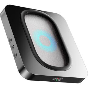 meatanty Mouse Mover Undetectable, Slim Mouse Jiggler with Enlarged Turntable, Automatic Wiggler Adjustable Intervals, Computer Shaker No Need to Align Cursor, Device to Keep Mouse Moving Telework