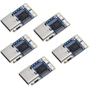 Pd Trigger Module USB Pd Trigger Module USB-C Type-C Pd Trigger Module USB-C Type-C Pd 12v Dc Fixed Voltage Power Trigger Module 5a Pd 2.0 3.0 Power Delivery Decoy Board (5 Pack)