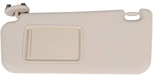 SCITOO Left & Right Sides Sun Visor Assembly fit for 2006-2013 for Toyota RAV4 with Sunroof (Beige) in Saudi Arabia
