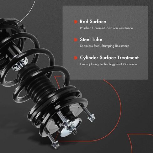 A-Premium Front Pair (2) Complete Strut & Coil Spring Assembly Shock Absorber Compatible with Acura MDX 2007-2013, ZDX 2010-2013, Driver and Passenger Side in Saudi Arabia