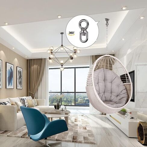 2 حزمة أرجوحة دوارة 360 درجة تحمل دوارة، 820 رطل، مرفق معلق، أرجوحة، رقص جوي، كرسي أرجوحة، أرجوحة اليوغا، تسلق الصخور in Kuwait