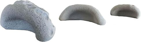 Moon Rock Climbing Holds Set of 12 Kids Swing Set Easy to Grab Rock Climbing Holds for Swing Sets and Home Climbing Walls. Positive in Cut Jugs. (Bone White) in Saudi Arabia