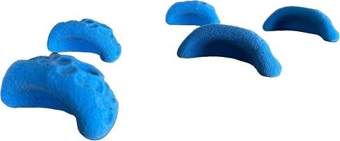Moon Rock Climbing Holds Set of 12 Kids Swing Set Easy to Grab Rock Climbing Holds for Swing Sets and Home Climbing Walls. Positive in Cut Jugs. (Bone White) in Saudi Arabia