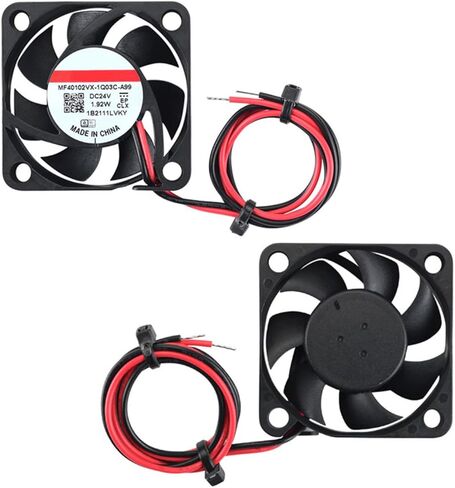 مروحة تبريد DC 24V 4010، مروحة هادئة بمحمل كروي مزدوج، 40x40x10 مم لاستبدال MagLev HA40101V4-000C-C99 4010، لطابعة VORON 2.4 R2 2D in Kuwait