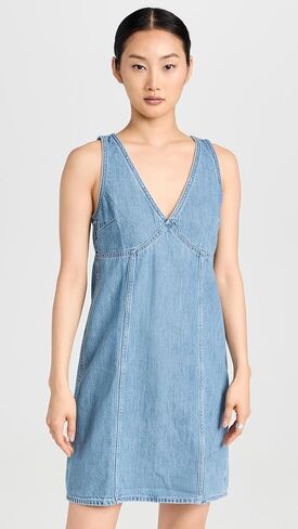 فستان Madewell النسائي السهل ذو الخصر الإمبراطوري بدون أكمام in Saudi Arabia