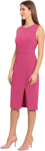 Maggy London Women's Sleeveless Sheath Wrap Knee Length Dress Work Office Wear in Saudi Arabia