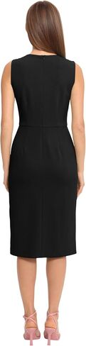 Maggy London Women's Sleeveless Sheath Wrap Knee Length Dress Work Office Wear in Saudi Arabia