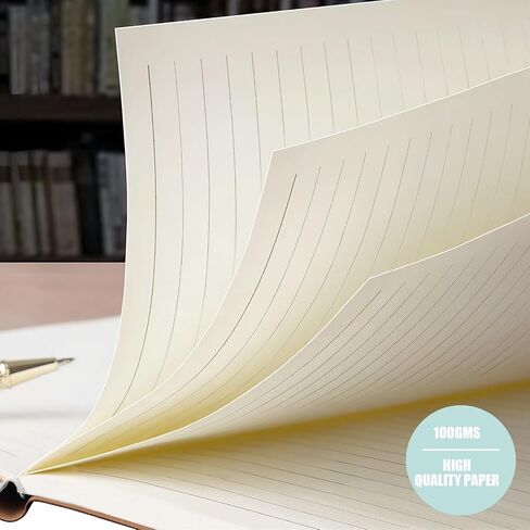 College Ruled Notebook Journal 8.5 x 11, 320 Pages A4 Softcover Faux Leather Journal, 100GSM Thick Paper Lined Notebook for Men and Women, Large Journal for Work Writing Office School - Cyan in Saudi Arabia