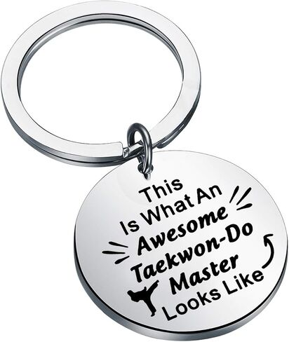Martial Arts Jewelry Taekwondo Gift Awesome Taekwon-Do Master Keychain in Saudi Arabia