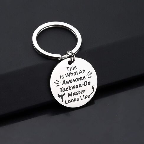 Martial Arts Jewelry Taekwondo Gift Awesome Taekwon-Do Master Keychain in Saudi Arabia