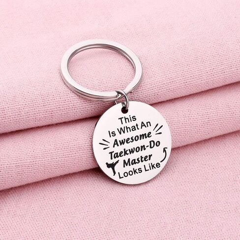 Martial Arts Jewelry Taekwondo Gift Awesome Taekwon-Do Master Keychain in Saudi Arabia