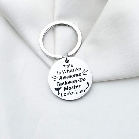 Martial Arts Jewelry Taekwondo Gift Awesome Taekwon-Do Master Keychain in Saudi Arabia