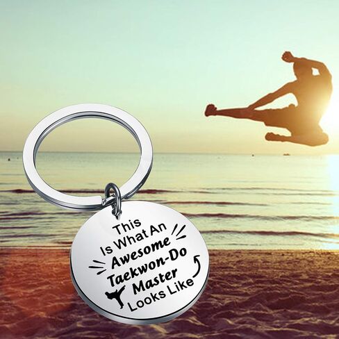 Martial Arts Jewelry Taekwondo Gift Awesome Taekwon-Do Master Keychain in Saudi Arabia