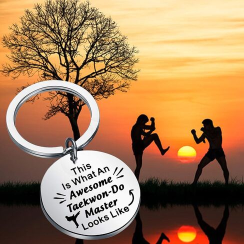 Martial Arts Jewelry Taekwondo Gift Awesome Taekwon-Do Master Keychain in Saudi Arabia