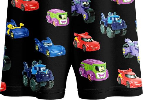 مجموعة قمصان وشورتات قصيرة الأكمام للأولاد من Batwheels، ملابس منزلية كاجوال للأطفال بعمر 3-8 سنوات in Kuwait