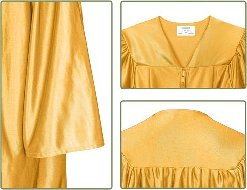 Shiny Kindergarten Graduation Gown Cap Stole Set for Kids with 2024 Tassel，Certificate in Saudi Arabia
