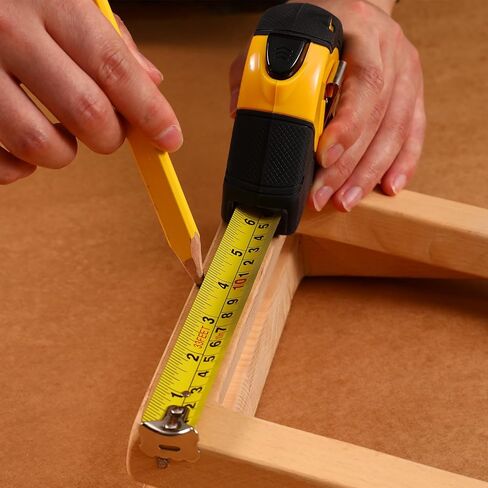 شريط قياس ذاتي القفل من DEKOPRO بطول 32 قدمًا (10 أمتار) بوصة/متري. in Kuwait