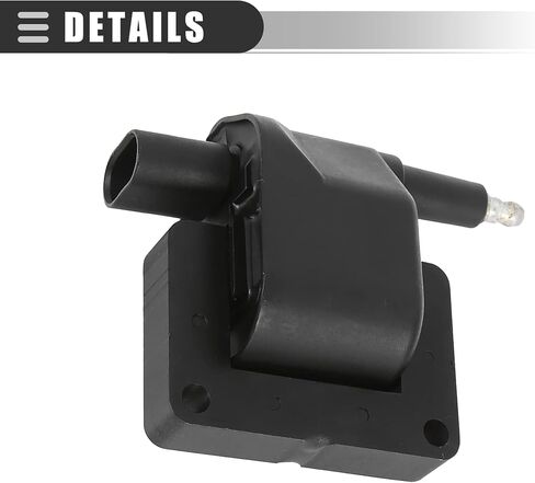 Motoforti Car Ignition Coil, for Jeep Grand Cherokee 1993-1997, Metal, 56027965, Black in Saudi Arabia