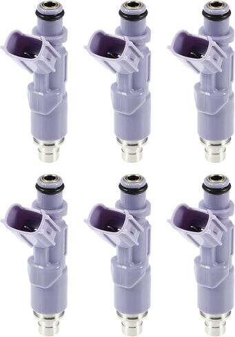 ACROPIX Car Fuel Injector Nozzle Replace for Lexus IS300 1999-2005 23250-70120 - Pack of 6 Purple in Saudi Arabia
