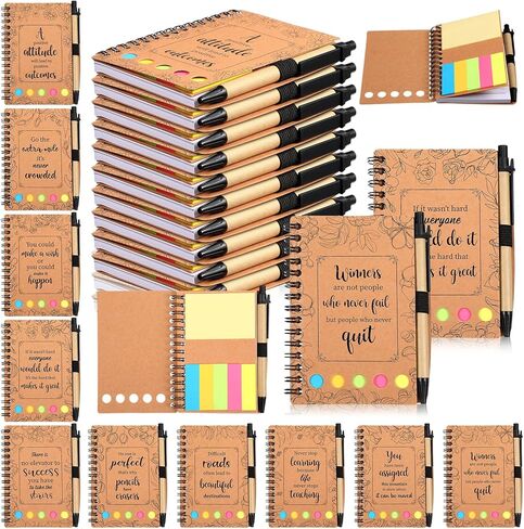 30 مجموعة من دفاتر الملاحظات الملهمة، دفتر تحفيزي صغير، جيب صغير، دفاتر ملاحظات تقدير الموظف للمدرسة، مكتب السفر، لوازم الهدايا in Kuwait