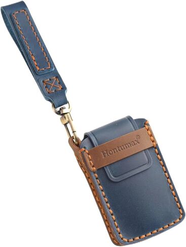 Genuine Leather 5-Button Key Fob Cover for Jeep Grand Cherokee 2022 2023 2024, Keyless Entry Key Protective Case Holder (Brown) in Saudi Arabia