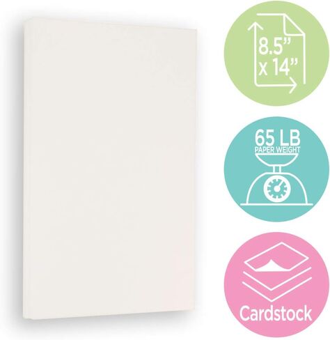 JAM PAPER Legal Parchment 65lb Cardstock - 8.5 x 14 Coverstock - 176 GSM - Brown - 50 Sheets/Pack in Saudi Arabia
