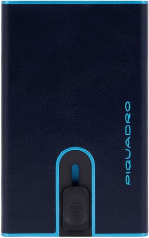 Piquadro Blue Square RFID Credit Card Holder 11cc 10 cm, Night Blue, One Size in Saudi Arabia