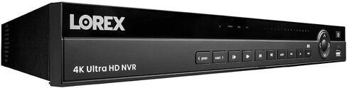 Lorex N881A38B 4K Ultra HD 32-Channel Security NVR, 16-Channel PoE Switch, and 2x4TB Hard Drives, Black (M.Refurbished) in Saudi Arabia