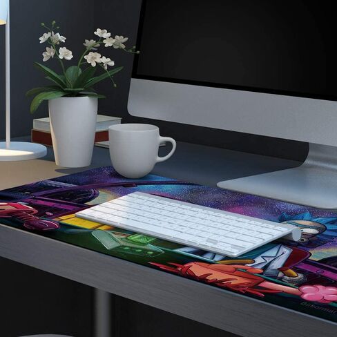 Large Gaming Mouse Pad,Computer Laptop Keyboard XXL Mouse Mat,Durable Non-Slip Rubber Base and Waterproof Smooth Surface Desk Pad(90x40 B13rikdrive) in Saudi Arabia