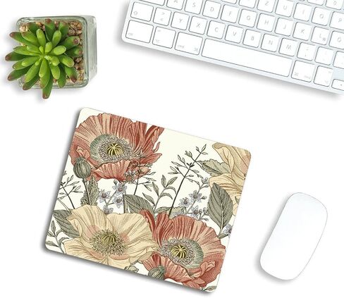 Spa Mouse Pad, Massage Stone Triplets Herbal Oil and Scent Candles Print Rectangular Mouse Pad, Non-Slip Rubber MousePads for Office Home Laptop, 9.5"x7.9"x0.12" Inch in Saudi Arabia