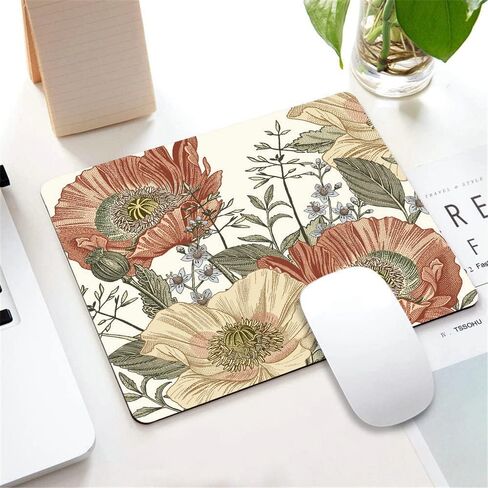 Spa Mouse Pad, Massage Stone Triplets Herbal Oil and Scent Candles Print Rectangular Mouse Pad, Non-Slip Rubber MousePads for Office Home Laptop, 9.5"x7.9"x0.12" Inch in Saudi Arabia