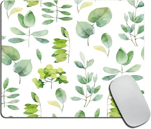 Spa Mouse Pad, Massage Stone Triplets Herbal Oil and Scent Candles Print Rectangular Mouse Pad, Non-Slip Rubber MousePads for Office Home Laptop, 9.5"x7.9"x0.12" Inch in Saudi Arabia