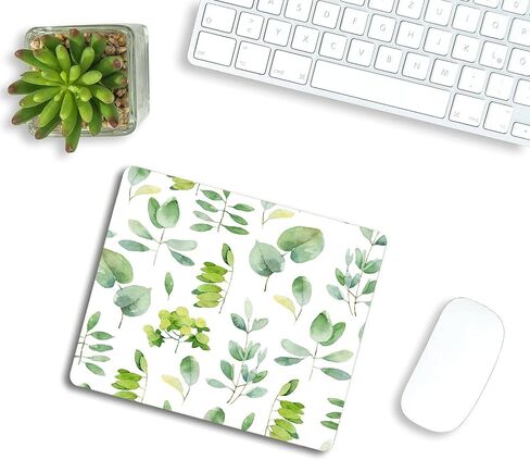 Spa Mouse Pad, Massage Stone Triplets Herbal Oil and Scent Candles Print Rectangular Mouse Pad, Non-Slip Rubber MousePads for Office Home Laptop, 9.5"x7.9"x0.12" Inch in Saudi Arabia