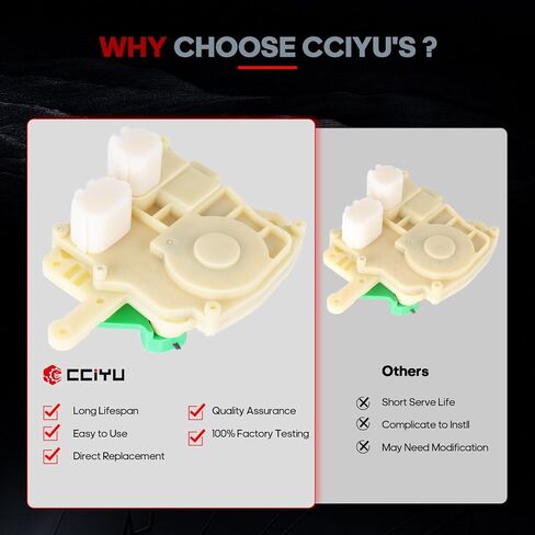 مشغل قفل مزلاج الباب CCIYU مناسب 2001-2003 لـ Acura CL، 2001-2006 لـ Acura MDX، مشغل قفل الباب الأمامي/الخلفي الأيسر + مجموعة الجانب الأيمن الأمامي/الخلفي، يستبدل # 746-362، DLA62 in Saudi Arabia