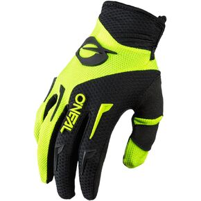 O'Neal E031 Element Adult Gloves, Neon Yellow/Black, 12