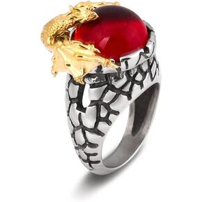 خاتم BAVIPOWER Dragon Claw من الفولاذ المقاوم للصدأ بتصميم عصري رائع للرجال in Kuwait